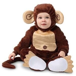 Baby Toddler Littlest Monkey Costume, Size 18M- 2T Princess Paradise Halloween